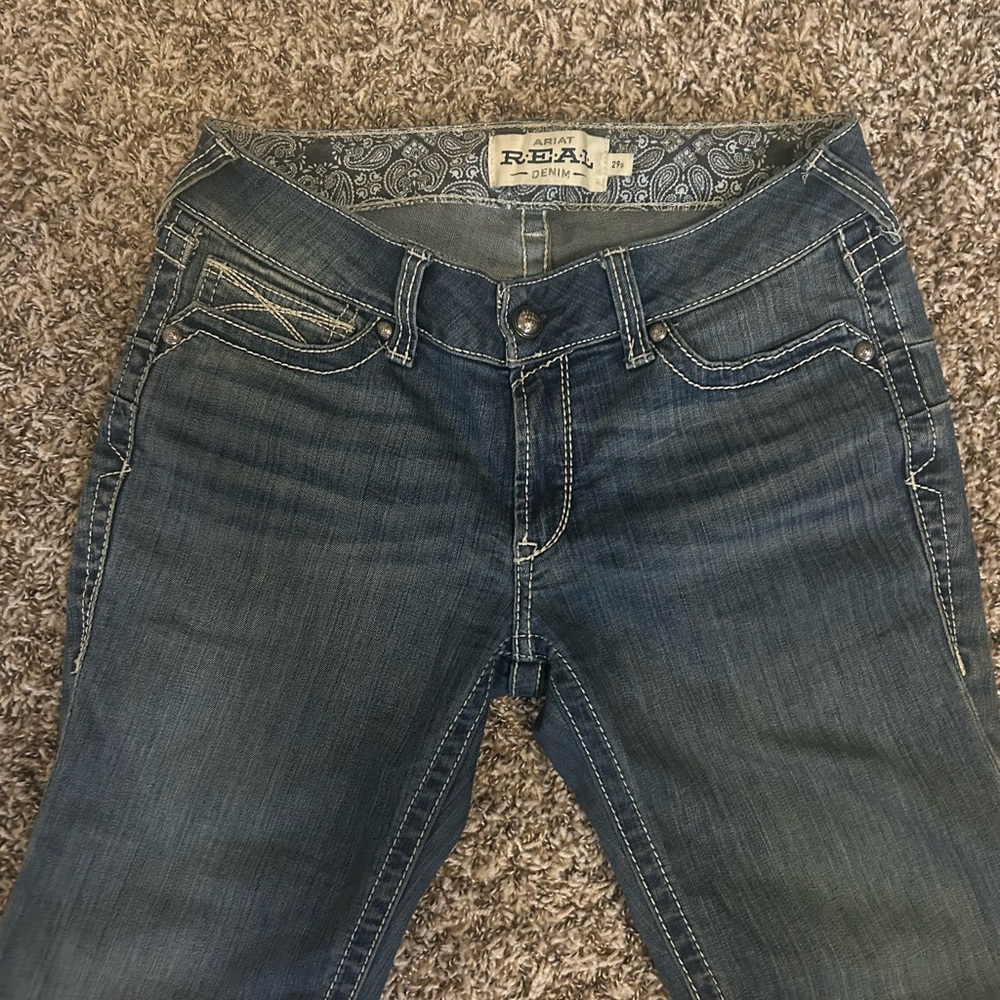 Ariat Women's Dark Blue Boot Cut Jeans